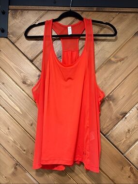 Under Armour Women's Red Performance Racerback Tank Mesh